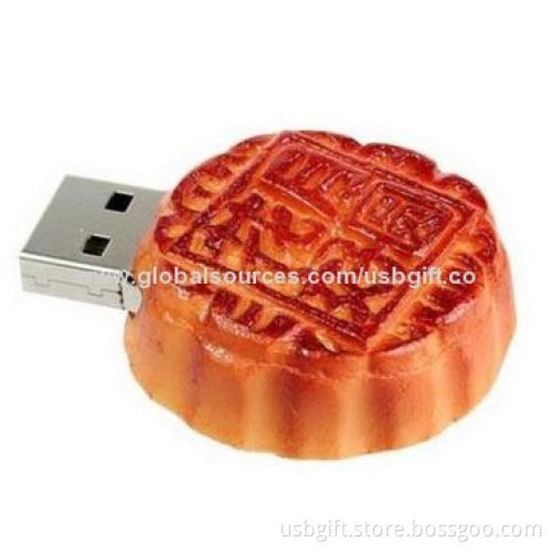 Delicious food USB flash drive, PVC material, 4GB